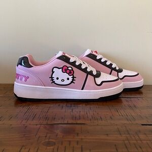 Women’s Sanrio Hello Kitty Pink Low Top Sneakers Size 8 and 9